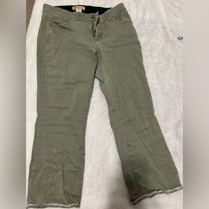 Olive Green Democracy Women's Jeans